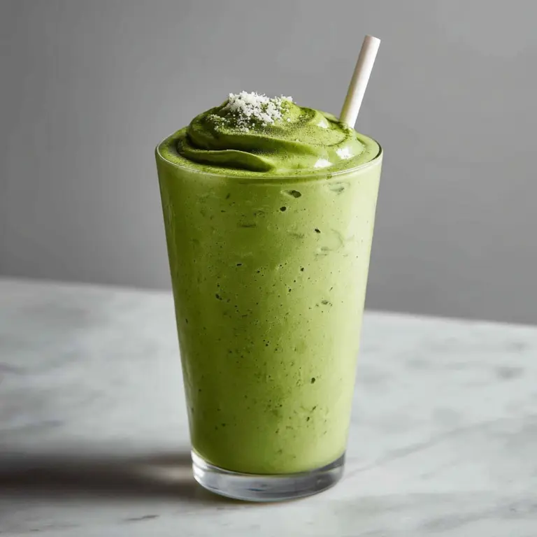 Protein Smoothie with Spinach, Protein Powder, and Almond Milk Recipe