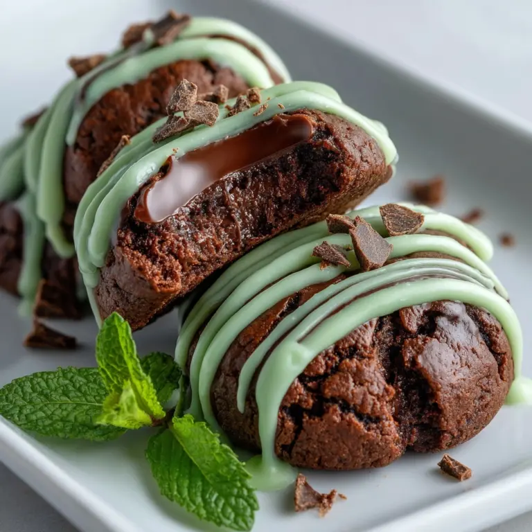 Chocolate Mint Cookies Recipe