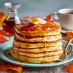 Sweet Potato Pancakes with Maple Syrup Recipe