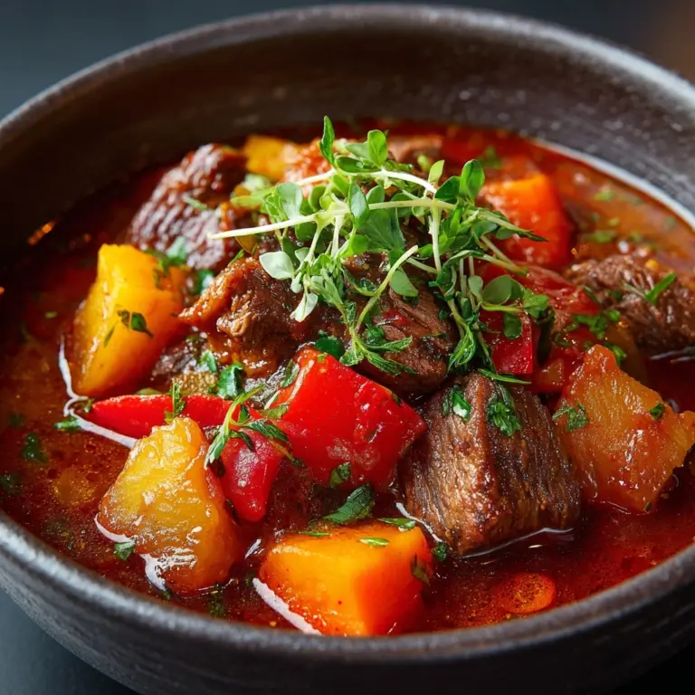 Cheesy Beef Goulash Recipe