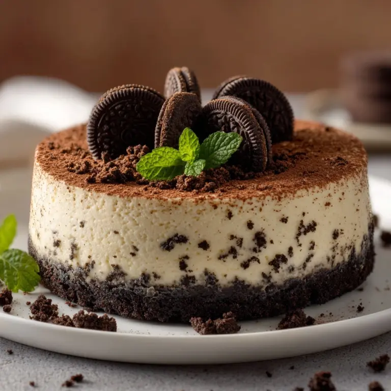 No-Bake Cookies and Cream Cheesecake Recipe