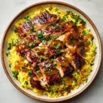 Smothered Chicken and Rice Recipe