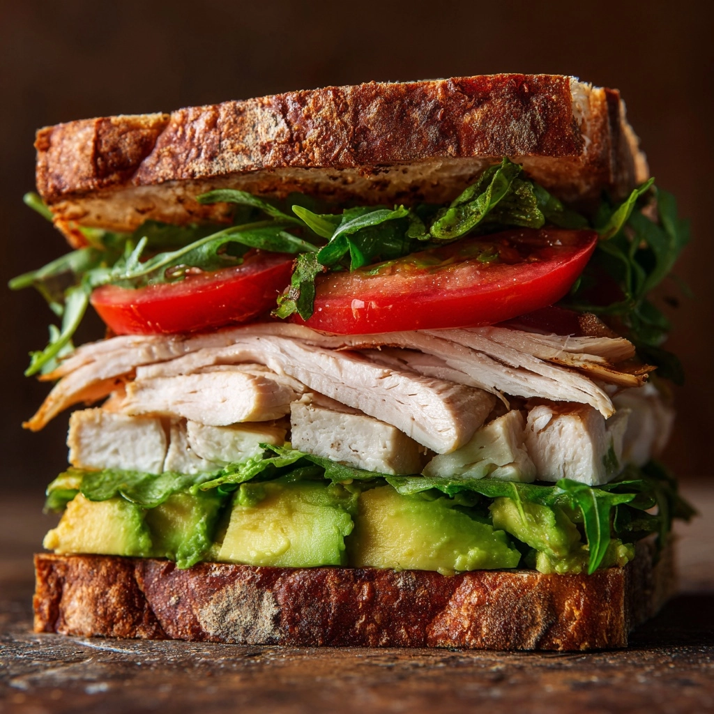 Honey Mustard Turkey Avocado Sandwich Recipe - Recipe Image