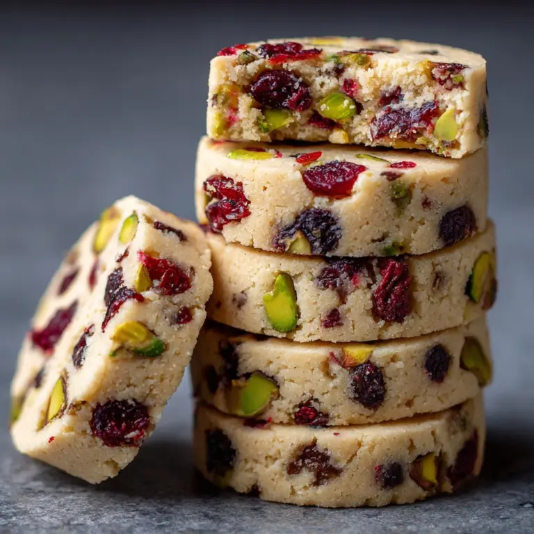Cranberry Pistachio Shortbread: An Amazing Ultimate Treat for Every Occasion Recipe