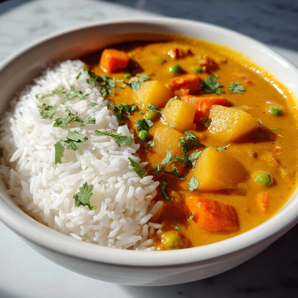 Pumpkin Curry with Rice: A Cozy, Flavorful Meal Recipe - Recipe Image