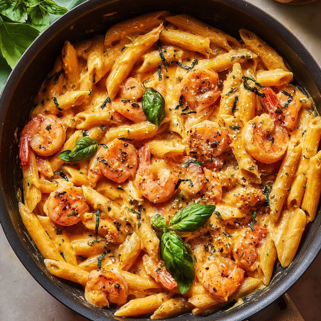 Creamy Marry Me Shrimp Pasta Recipe - Recipe Image