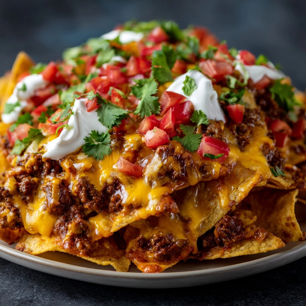 Chili Cheese Nachos Recipe - Recipe Image