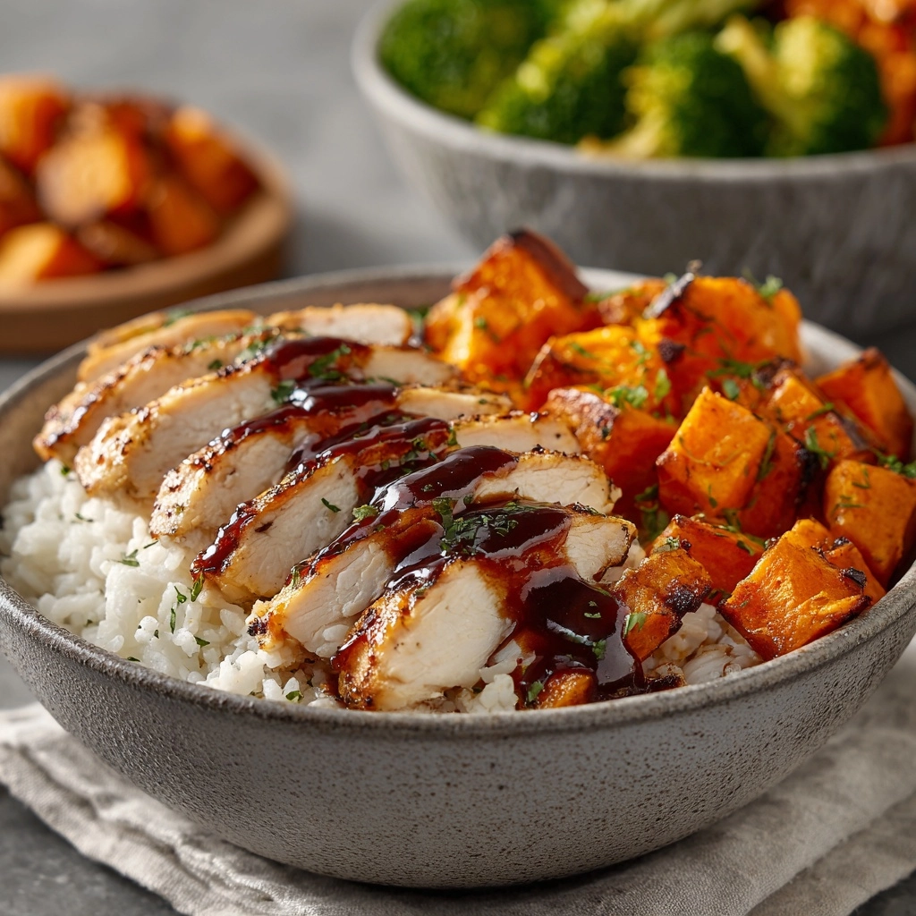 BBQ Chicken Sweet Potato Bowls: A Healthy & Delicious Recipe - Recipe Image