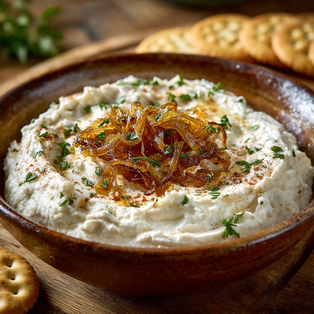 Homemade French Onion Dip Recipe - Recipe Image