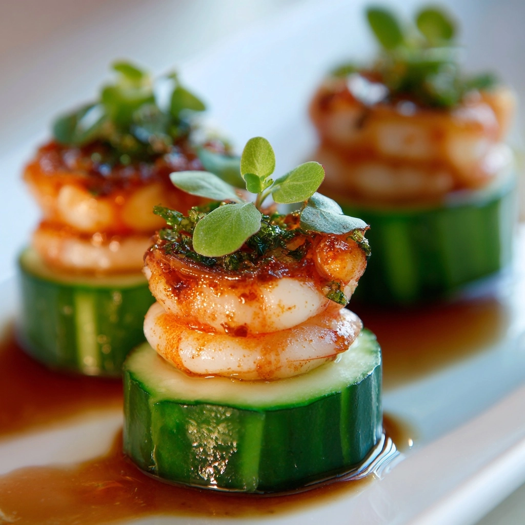 Cucumber Shrimp Bites Recipe