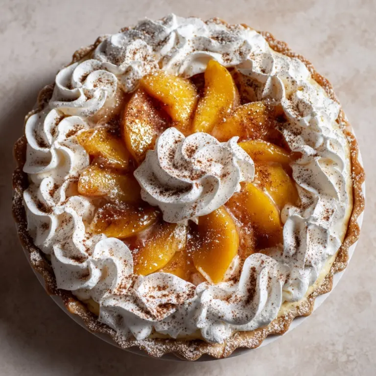Peaches and Cream Punch Bowl Cake Recipe