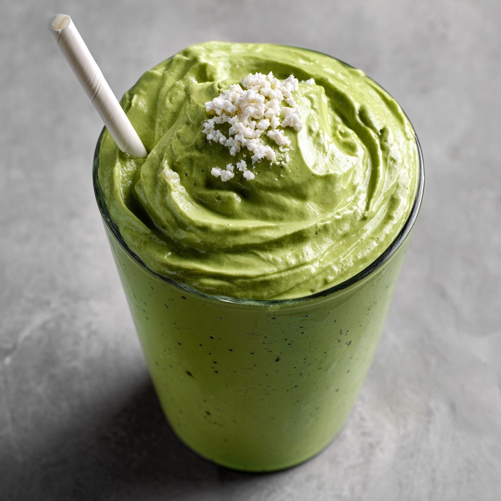 Protein Smoothie with Spinach, Protein Powder, and Almond Milk Recipe - Recipe Image