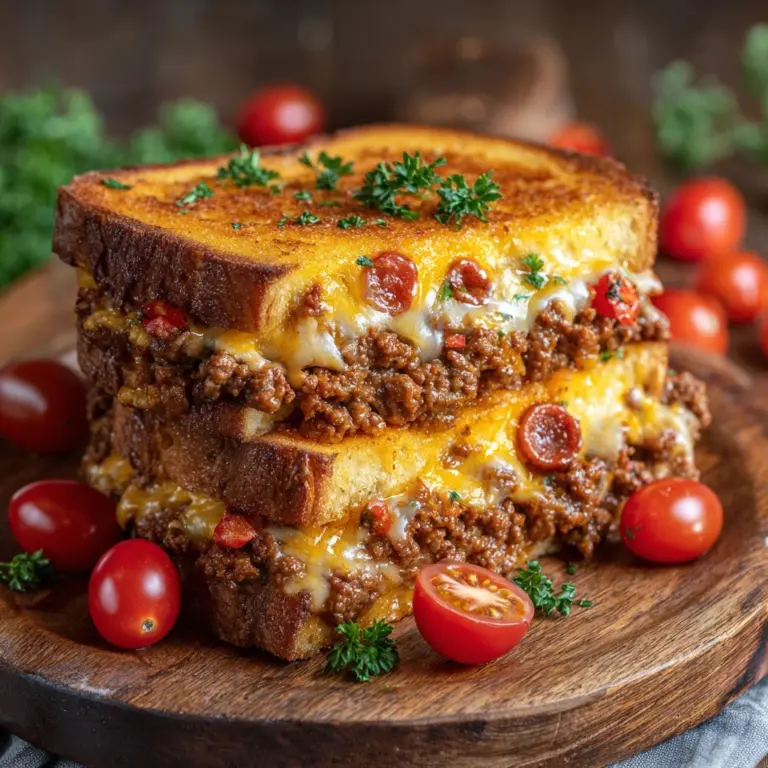 Pepperoni Pizza Sloppy Joes Recipe