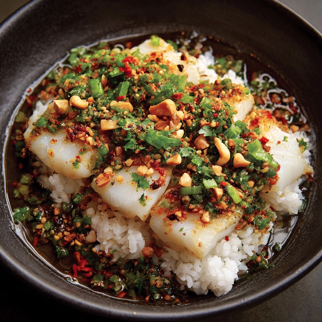 Haddock with Sticky Rice Recipe - Recipe Image