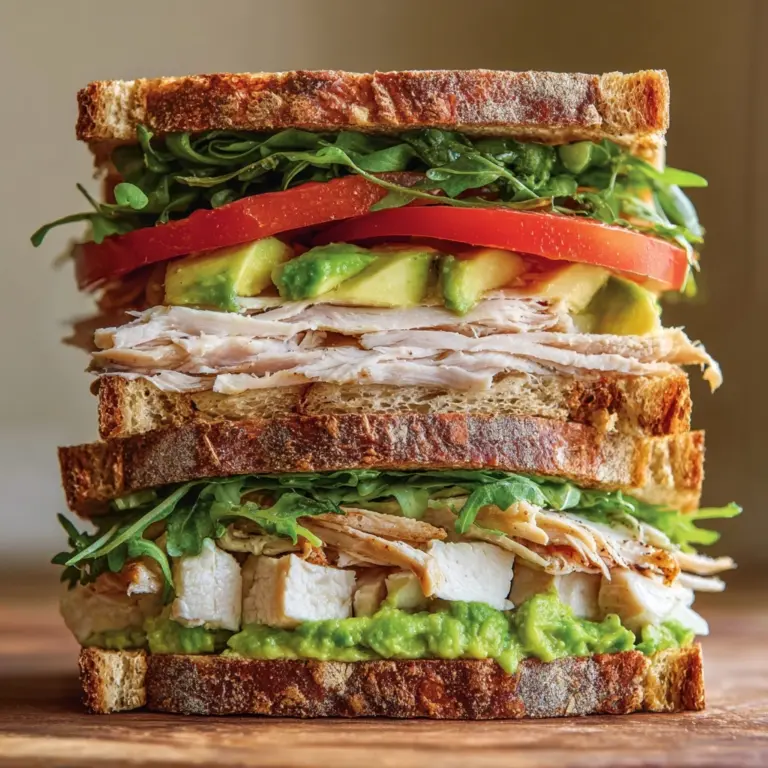 Honey Mustard Turkey Avocado Sandwich Recipe