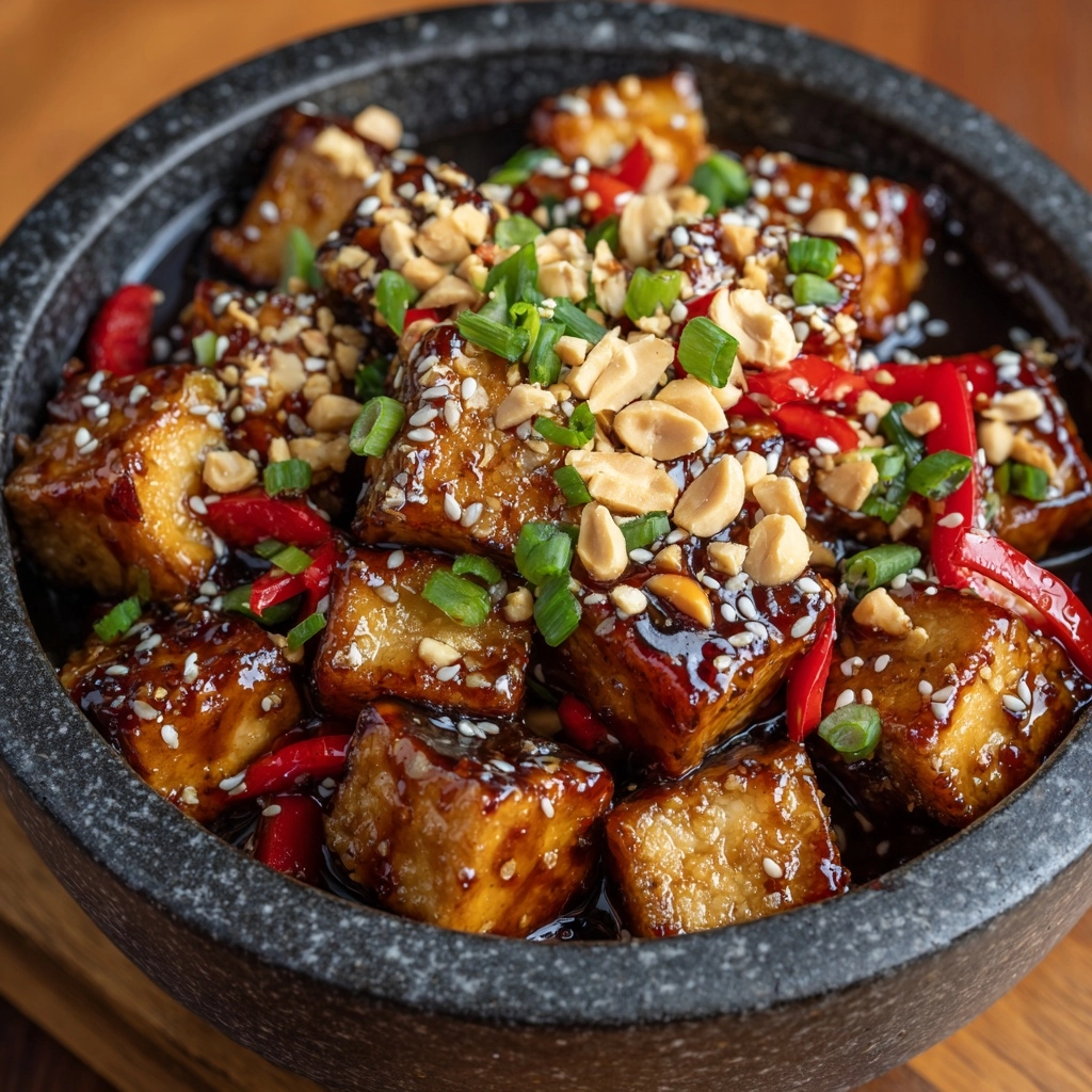 Vegan Cashew Tofu Recipe - Recipe Image