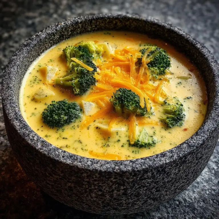 Cheddar Broccoli Soup Recipe