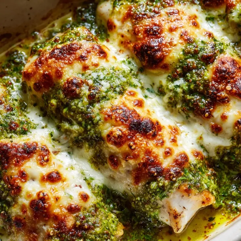 Baked Pesto Chicken Recipe