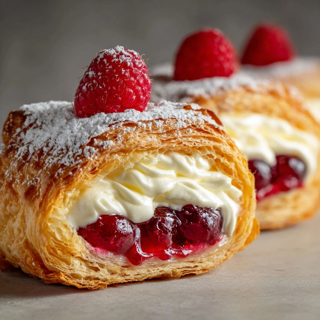 Cream Cheese and Berry Danish Pastries Recipe - Recipe Image