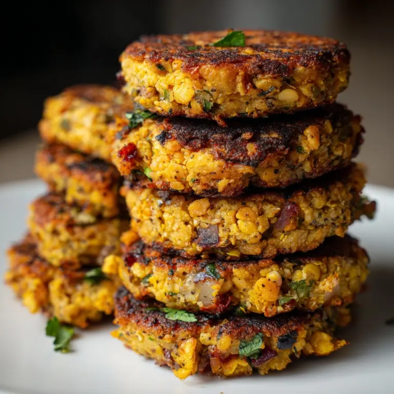 Spicy Chickpea Patties Recipe