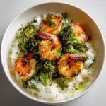 Honey Garlic Shrimp Bowls with Roasted Broccoli Recipe