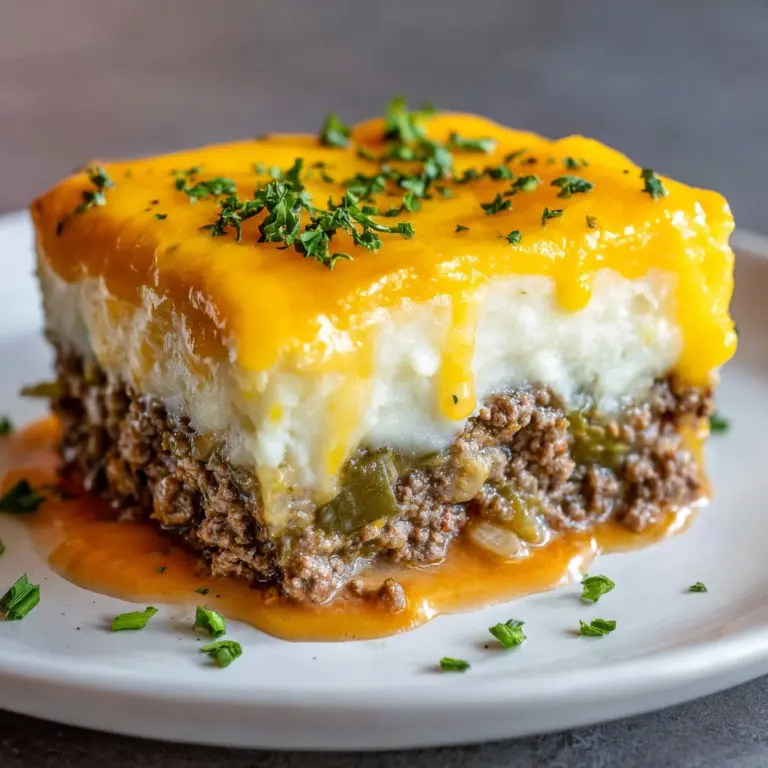Meatloaf with Mashed Potatoes and Cheese Recipe