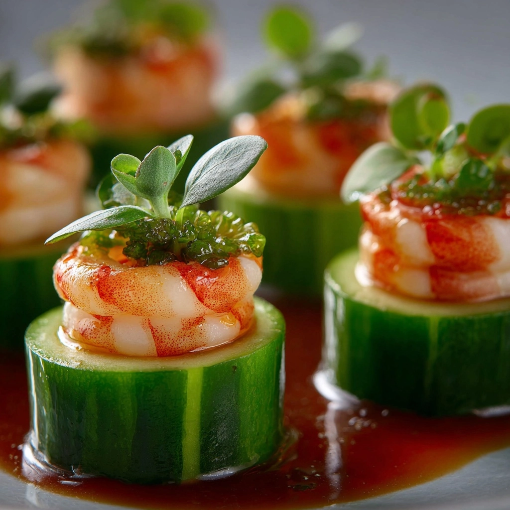 Cucumber Shrimp Bites Recipe - Recipe Image