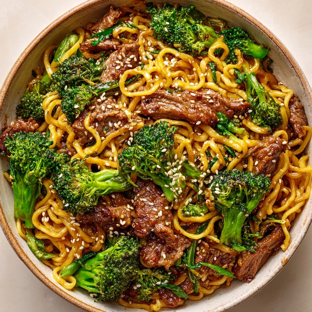 Beef and Broccoli Ramen Stir Fry Recipe - Recipe Image