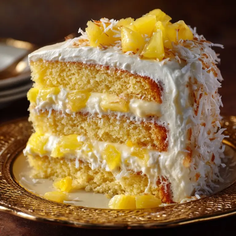 Pineapple and Coconut Dream Cake Recipe