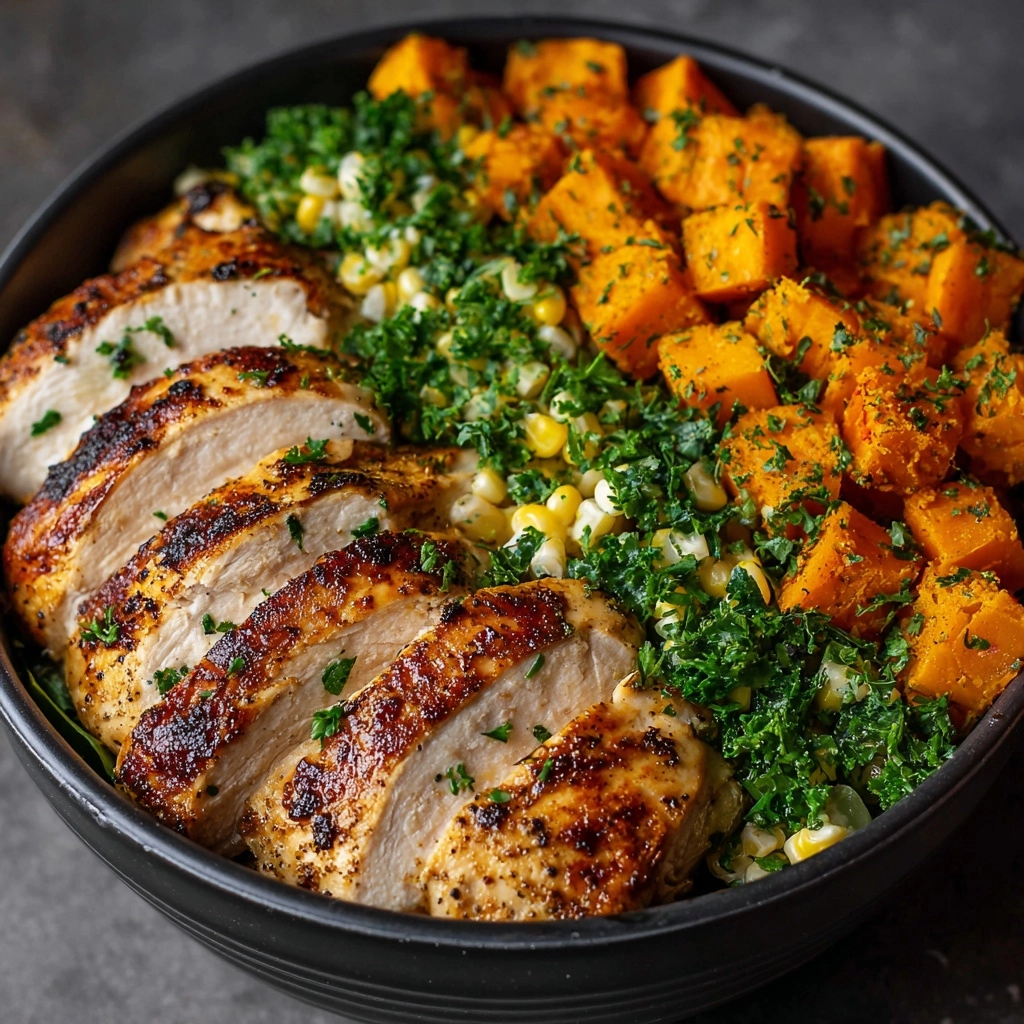 Cajun Chicken & Sweet Potato Bowls Recipe - Recipe Image