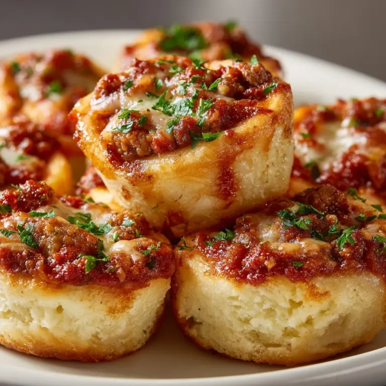 Italian Sausage Pizza Rolls Recipe