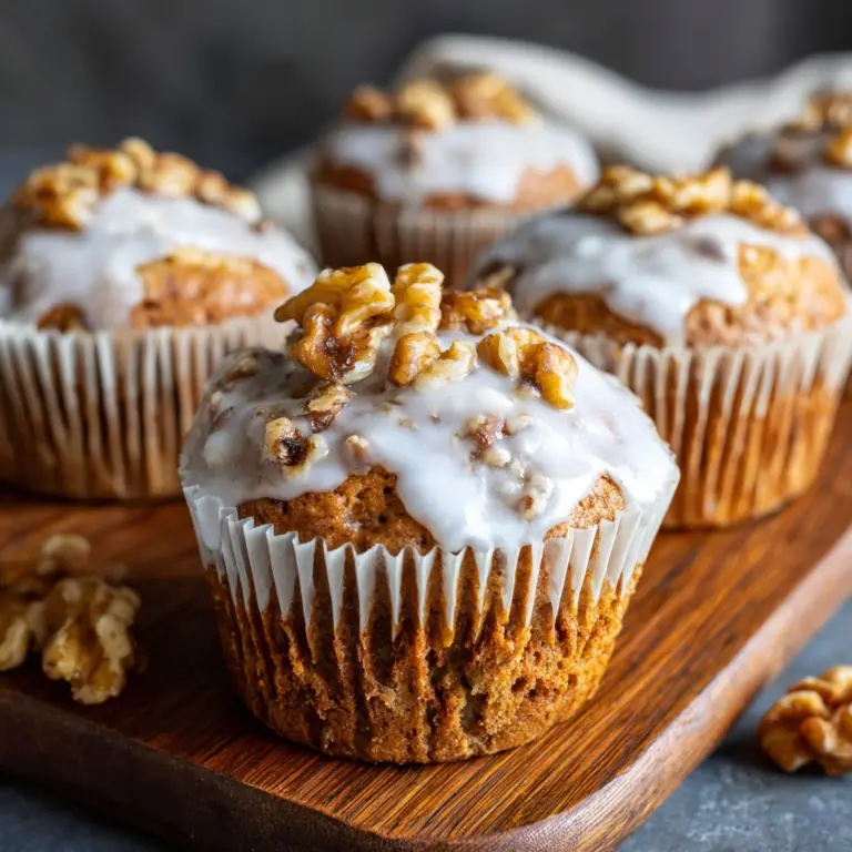 Cinnamon Apple Walnut Muffins Recipe
