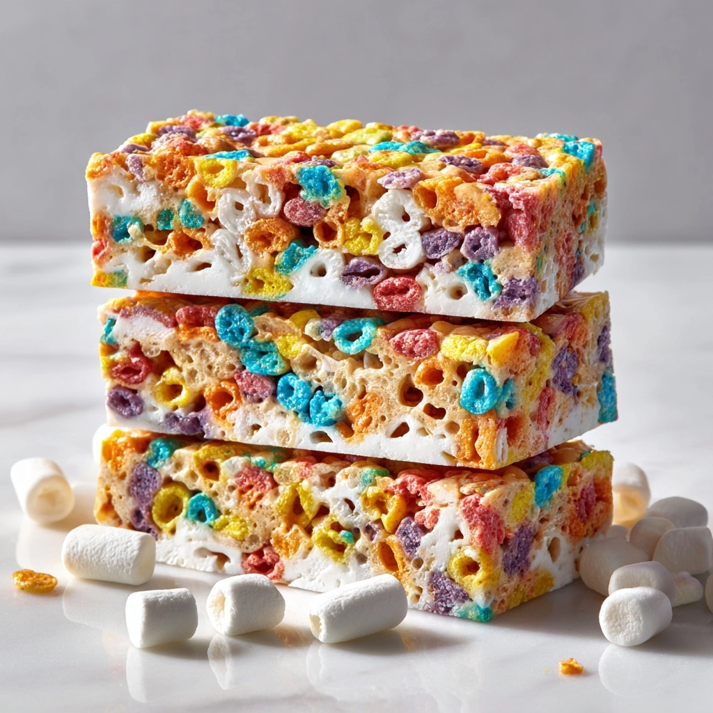 Fruity Pebbles Rice Krispie Treats Recipe - Recipe Image