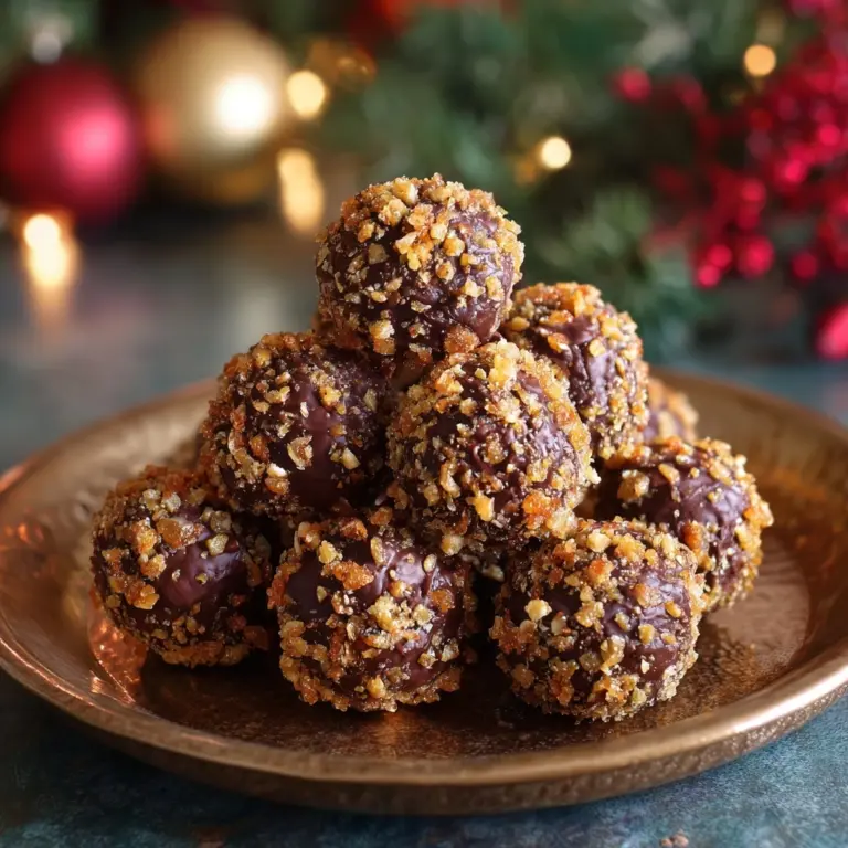 Christmas Chocolate Rice Krispie Balls Recipe