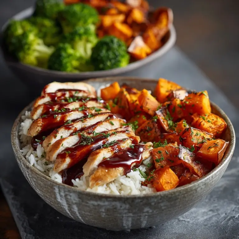 BBQ Chicken Sweet Potato Bowls: A Healthy & Delicious Recipe