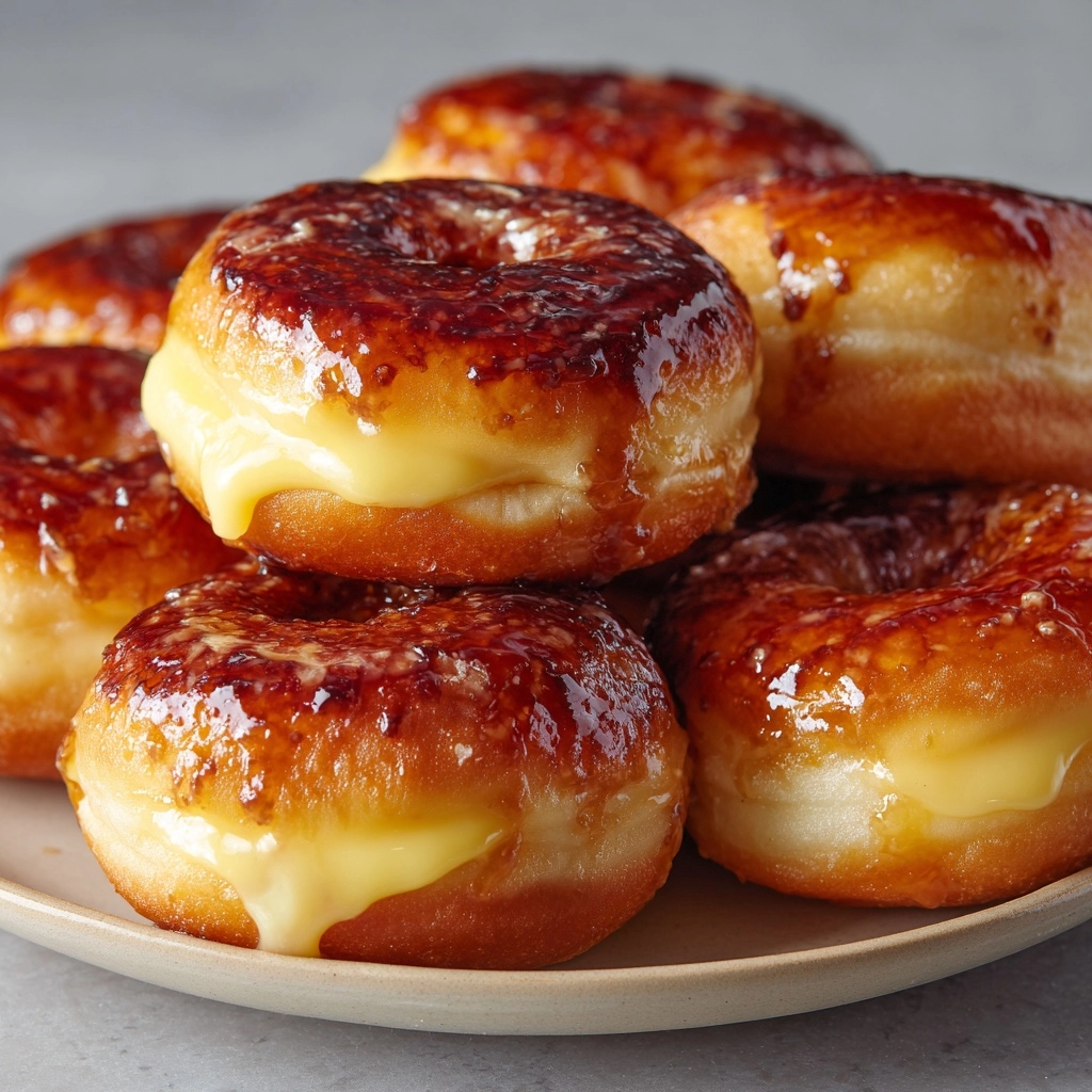 Crème Brûlée Doughnuts Recipe - Recipe Image