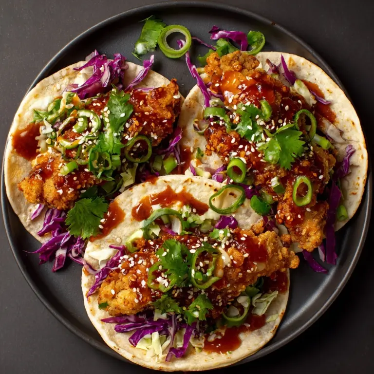 Crispy Chicken Wonton Tacos Recipe