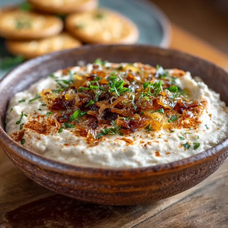 Homemade French Onion Dip Recipe