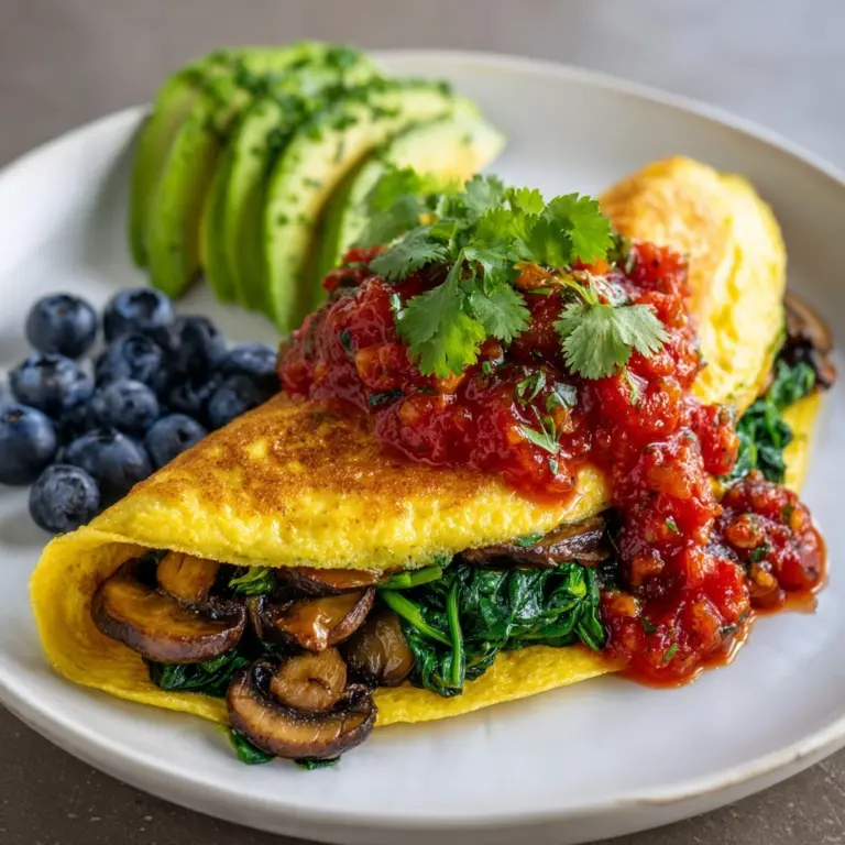 Vegan Mushroom Omelette Recipe