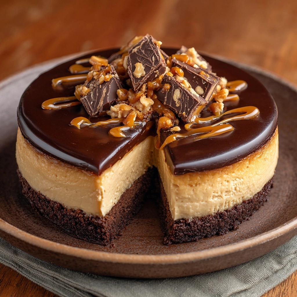 Instant Pot Peanut Butter Cup Cheesecake Recipe - Recipe Image