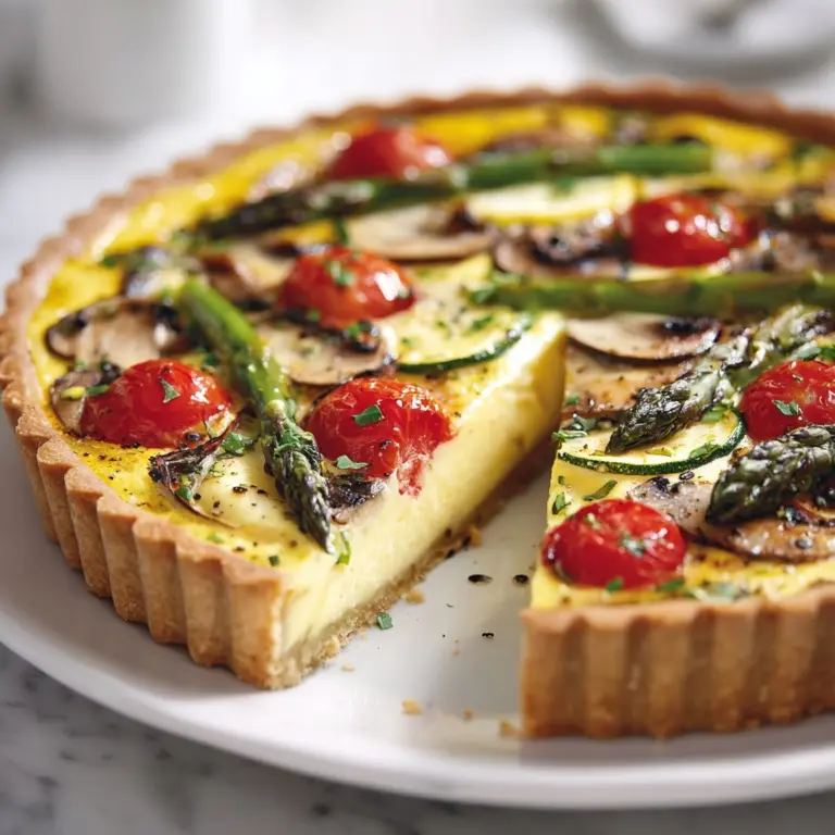 Spring Vegetable Quiche Recipe