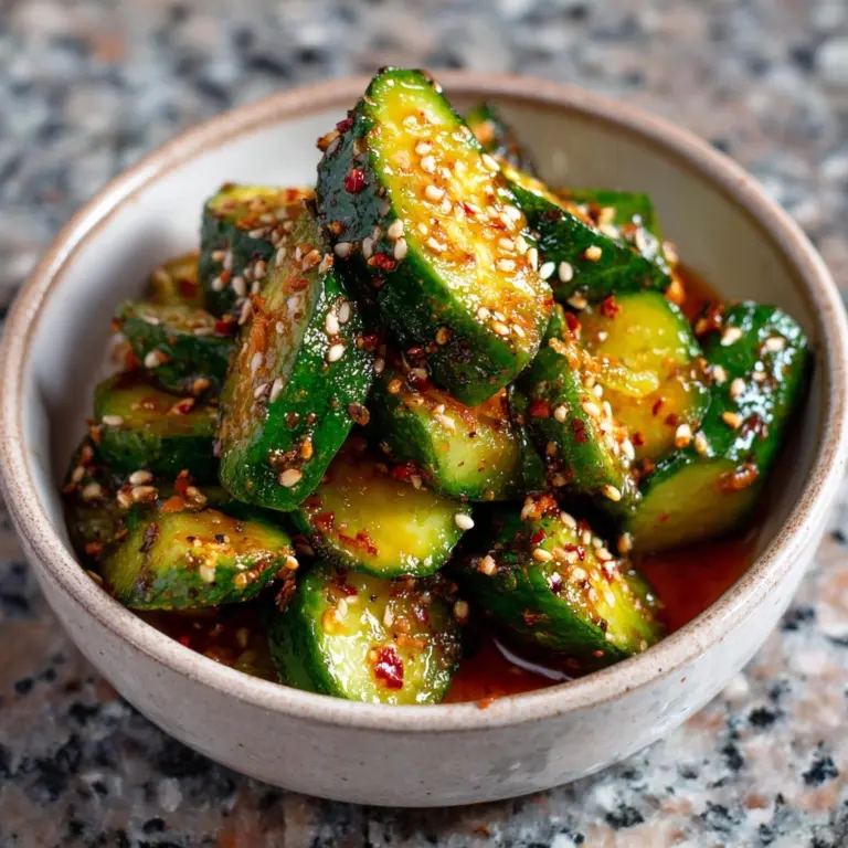 Easy Asian Cucumber Salad: A Refreshing Delight Awaits! Recipe