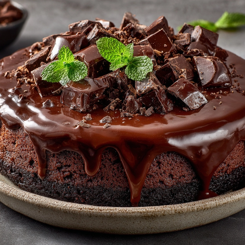 Hot Fudge Chocolate Pudding Cake Recipe - Recipe Image