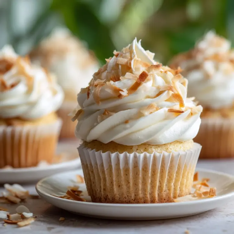 Coconut Cream Pie Cupcakes Recipe