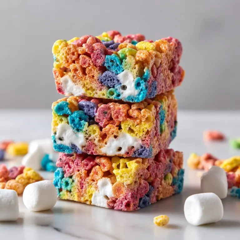 Fruity Pebbles Rice Krispie Treats Recipe