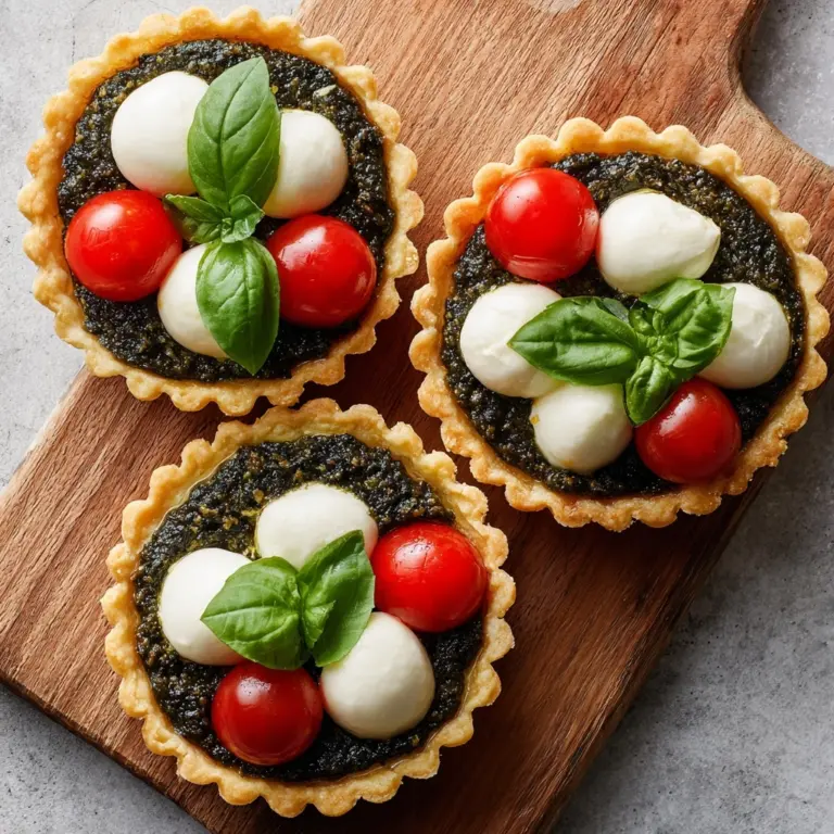 Caprese Pesto Tarts: An Amazing Ultimate Recipe