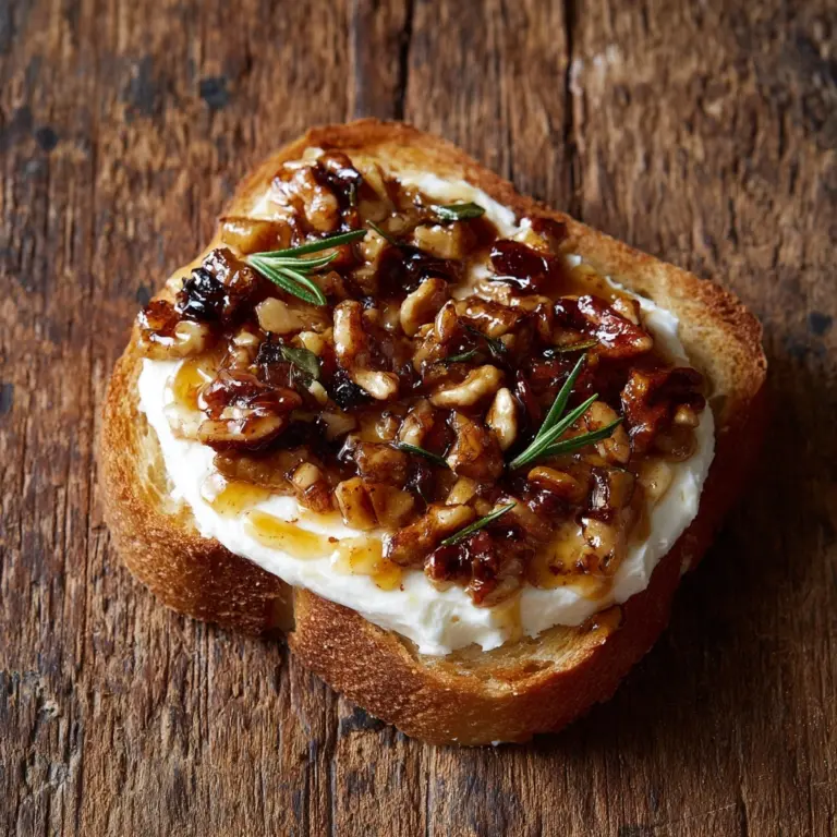 Whipped Feta Crostini with Hot Honey: An Amazing Ultimate Recipe