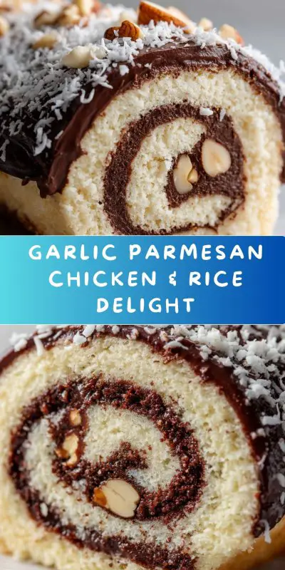 Chicken with Garlic Parmesan Rice Recipe - Recipe Image