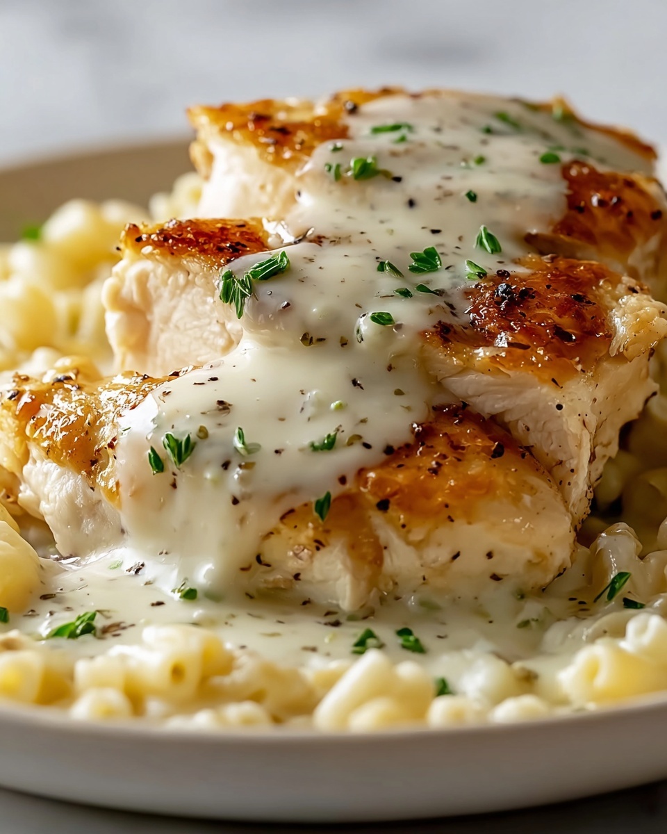 Creamy Asiago Chicken Recipe - Recipe Image