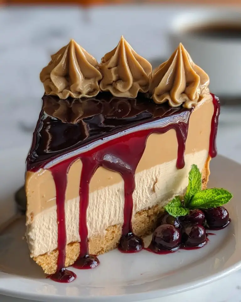 Peanut Butter & Jelly Cheesecake Recipe